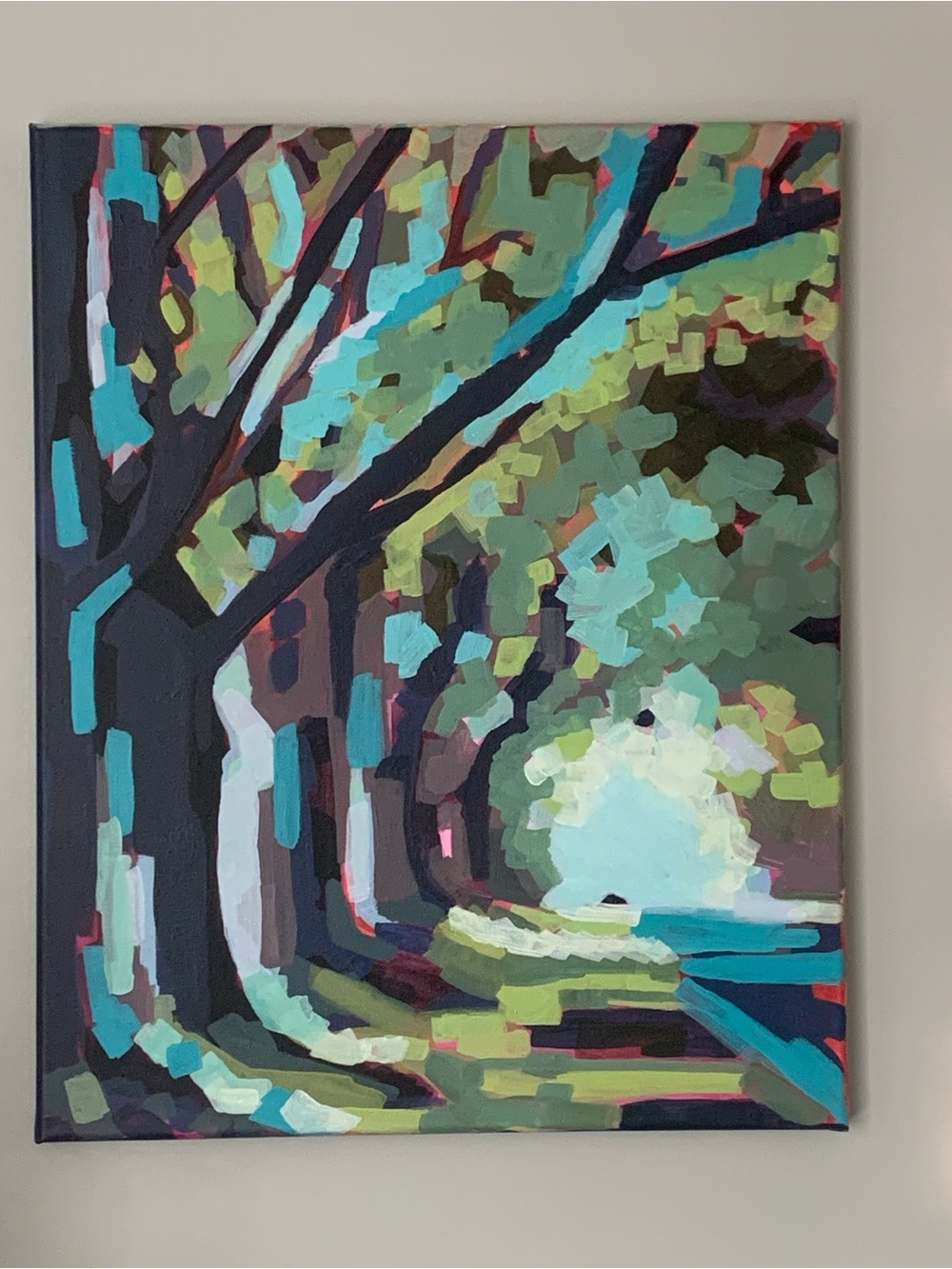 Abstract Tree Path Canvas